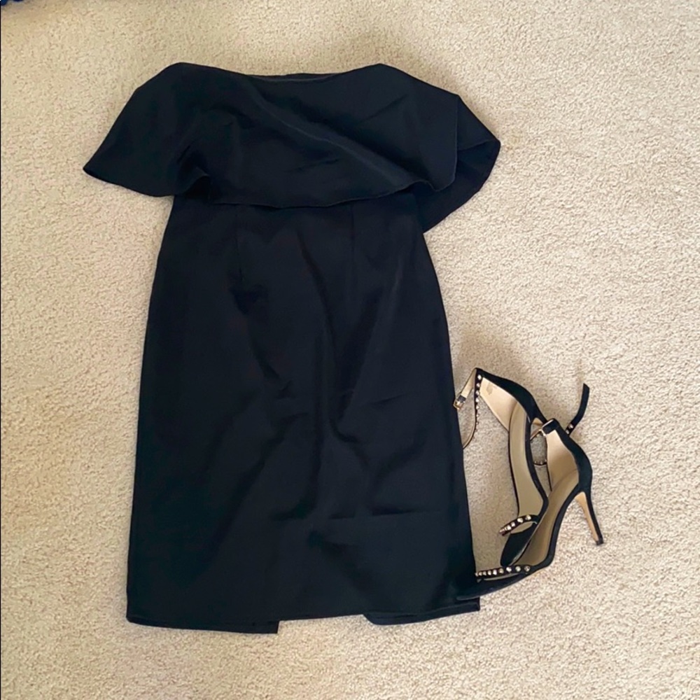 LBD strapless cocktail dress